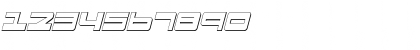 Searider Falcon 3D Italic Italic Font