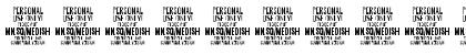 Medish Script PERSONAL USE ONLY Regular Font