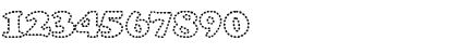 101! Perforated Alpha Regular Font