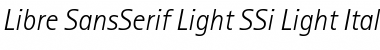 Libre SansSerif Light SSi Font
