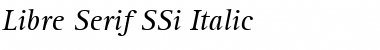 Libre Serif SSi Font