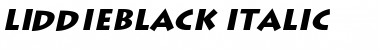 LiddieBlack Italic