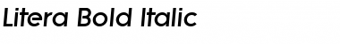 Litera Bold Italic Font