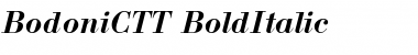 BodoniCTT BoldItalic Font