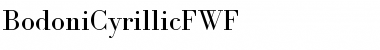 BodoniCyrillicFWF Font