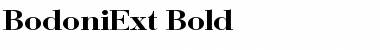 BodoniExt-Bold Regular Font