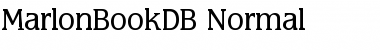 MarlonBookDB Font