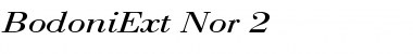 BodoniExt-Nor 2 Font