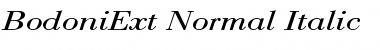 BodoniExt-Normal-Italic Font