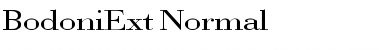 BodoniExt-Normal Regular Font
