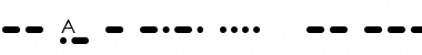 Match Morse (Shareware) Font