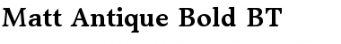 MattAntique BT Bold Font