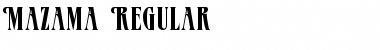 Mazama Regular Font
