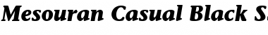 Mesouran Casual Black SSi Bold Italic