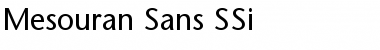 Mesouran Sans SSi Regular Font