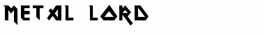 Metal Lord Heavy Font