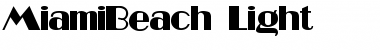 MiamiBeach Light Font