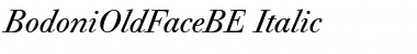 BodoniOldFaceBE Font
