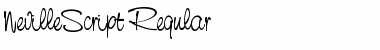 NevilleScript Regular Font