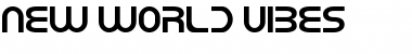 New World Vibes Regular Font