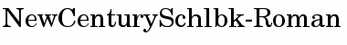 NewCenturySchlbk-Roman Font