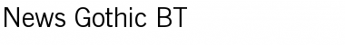 NewsGoth BT Font