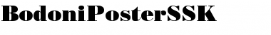 BodoniPosterSSK Regular Font