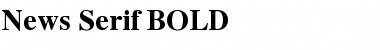 News Serif Font