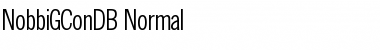 NobbiGConDB Normal Font