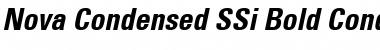Nova Condensed SSi Bold Condensed Italic