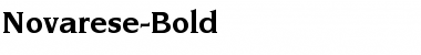 Novarese-Bold Font