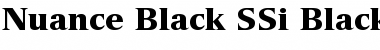 Nuance Black SSi Black Font