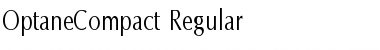 OptaneCompact Regular Font