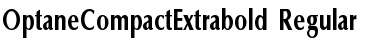 OptaneCompactExtrabold Regular Font