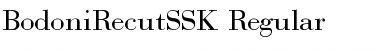BodoniRecutSSK Regular Font