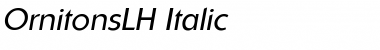 OrnitonsLH Italic
