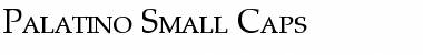 Palatino Small Caps Font