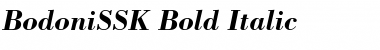 BodoniSSK Bold Italic