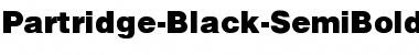 Partridge-Black-SemiBold Regular Font