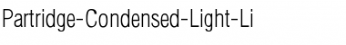 Partridge-Condensed-Light-Li Regular Font