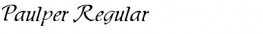 Paulper Font