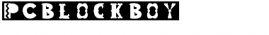 PCBlockBoy Font