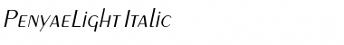 PenyaeLight Italic