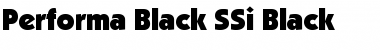 Performa Black SSi Font