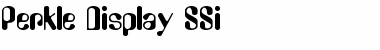 Perkle Display SSi Font