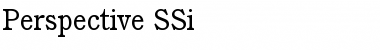 Perspective SSi Font