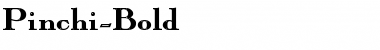 Pinchi-Bold Font