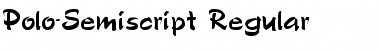 Polo-Semiscript Regular Font