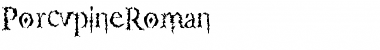 PorcupineRoman Font