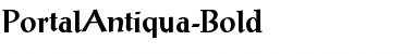 PortalAntiqua Bold Font